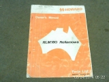 HOWARD OWNERS MANUAL RLM180 ROLLAMOWA PARTS LIST 