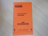 Howard Rotavator M Series Instruction Book Orange (a) 