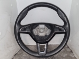 SKODA FABIA AMBITION 1.0 MPI 75HP 4DR 2014-2021 STEERING WHEEL WITH MULTIFUNCTIONS 5E0419685A FOD 2014,2015,2016,2017,2018,2019,2020,2021SKODA FABIA AMBITION 1.0 MPI 75HP 4DR  2014-2021 STEERING WHEEL WITH MULTIFUNCTIONS 5E0419685A FOD 5E0419685A FOD     Used