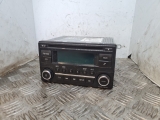 RADIO/STEREO NISSAN QASHQAI 1.5 DCI VISIA 5DR 105BHP 2013  2013 28184 br50a     Used
