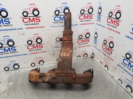  International Case 85 95 885 E Exhaust Manifoldremoved From 885VERTICATL Exhaustp
