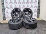 VAUXHALL CORSA D 2006,2007,2008,2009,2010,2011,2012,2013,2014 Alloy Wheels - Set 2006,2007,2008,2009,2010,2011,2012,2013,2014Vauxhall Corsa D 06-14 Alloy Wheels Rim Set Alloys Black 215 45 17 inch 13380639 4 by 100    GOOD