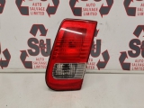 Saab 9-3 Dth Linear Sport 4 Dohc Saloon 4 Doors 2004-2007 Rear/tail Light On Tailgate (drivers Side) 25480202 2004,2005,2006,2007Saab 9-3 Saloon 04-15 o/s off driver right inner tail light lamp 25480202 25480202     GOOD