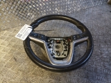 VAUXHALL INSIGNIA 2008-2014 STEERING WHEEL (LEATHER) WITH MULTI FUNCTION SWITCHES 2008,2009,2010,2011,2012,2013,2014VAUXHALL INSIGNIA 08-14 STEERING WHEEL (LEATHER)  MULTI FUNCTION SWITCH 13316547 13316547     Good