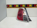 Fiat 500 3 Door Hatchback 2007-2017 Rear/tail Light On Body (passenger Side) 51885549 2007,2008,2009,2010,2011,2012,2013,2014,2015,2016,2017FIAT 500 TAILLIGHT PASSENGER LEFT SIDE REAR 3 DR 2007-2017 51885549 51885549     USED