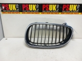 Bmw 5 Series 2005-2009 Bumper Grille 2005,2006,2007,2008,2009BMW 5 SERIES E60 CHROME GRILLE PASSENGER SIDE FRONT 2005-2009 7065701 7065701     USED