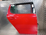 Skoda Fabia 5 Door Hatchback 2007-2014 DOOR BARE (REAR DRIVER SIDE) Red  2007,2008,2009,2010,2011,2012,2013,2014SKODA FABIA DOOR DRIVER SIDE REAR F3K CORRIDA RED 2007-2014 COMPLETE DOOR      GOOD