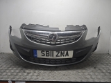 Vauxhall Corsa D Se 5dr Hatch 2010-2012 BUMPER (FRONT) Silver  2010,2011,2012Vauxhall Corsa D Se 5dr Hatch 2010-2012 Bumper (front) Silver       GRADE B