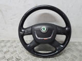 Skoda Superb Mk2 Se Tdi Dsg 5dr Hatch 2008-2010 STEERING WHEEL  2008,2009,2010Skoda Superb Mk2 Se Tdi Dsg 5dr Hatch 2008-2010 Steering Wheel       GRADE B