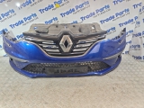 2016 RENAULT MEGANE MK4 BUMPER (FRONT) IRON BLUE  2016,2017,2018,2019,2020,2021,2022,20232016 RENAULT MEGANE MK4 BUMPER (FRONT) IRON BLUE GT LINE COMPLETE      GOOD