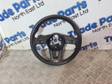 2020 AUDI A5 F5 S LINE STEERING WHEEL (LEATHER) LY9T MYTHOS BLACK 8W0419689 2017,2018,2019,2020,2021,2022,20232020 AUDI A5 F5 STEERING WHEEL LEATHER 8W0419689 S-LINE 8W0419689     GOOD