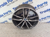 2022 BMW 530E G30 18 ALLOY WHEEL RIM SINGLE SKY SCRAPER GREY 8747407 #3 2019,2020,2021,2022,20232022 BMW 530E G30 18