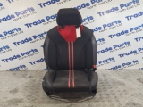 2020 VAUXHALL CORSA F SEAT (FRONT DRIVER SIDE) BLACK  2019,2020,2021,2022,2023,20242020 VAUXHALL CORSA F SEAT FRONT DRIVER SIDE CLOTH 5 DOOR MODEL      GOOD