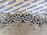 1998 AUDI 80 CABRIOLET ALLOY RIM SET OF 4 LY7M SILVER  1991,1992,1993,1994,1995,1996,1997,1998,1999,20001998 AUDI 80 B4 ALLOY RIM SET OF 4 17