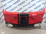 2022 FORD MUSTANG GT BUMPER (REAR) RACE RED  2016,2017,2018,2019,2020,2021,2022,20232022 FORD MUSTANG GT BUMPER (REAR) RACE RED FACELIFT       GOOD