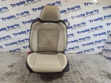2022 FORD MUSTANG GT SEAT (FRONT PASSENGER SIDE) RACE RED  2016,2017,2018,2019,2020,2021,2022,20232022 FORD MUSTANG GT SEAT (FRONT PASSENGER SIDE) CREAM LEATHER      GOOD