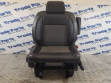 2020 CITROEN DISPATCH SEAT (FRONT DRIVER SIDE) EWP WHITE  2016,2017,2018,2019,2020,2021,2022,2023,20242020 CITROEN DISPATCH SEAT WITH BASE FRONT DRIVER SIDE HALF LEATHER       GOOD