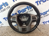 2020 FORD RANGER T6 LIMITED STEERING WHEEL (LEATHER) DIFFUSED SILVER EB3B-3600-PH3ENU 2012,2013,2014,2015,2016,2017,2018,2019,2020,2021,20222020 FORD RANGER T6 LIMITED STEERING WHEEL (LEATHER)  EB3B-3600-PH3ENU     GOOD