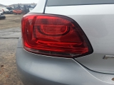 2009-2014 Volkswagen Polo Mk5 Hatchback 5 Door REAR/TAIL LIGHT ON BODY (PASSENGER SIDE)  2009,2010,2011,2012,2013,201409-14 Volkswagen Polo Mk5 , 5 Door REAR/TAIL LIGHT ON BODY PASSENGER SIDE  FULLY WORKING IN GOOD CONDITION    GOOD