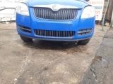 2007-2014 Skoda Fabia Level 1 Mk2 Hatchback 5 Door BUMPER (FRONT) Blue F5k  2007,2008,2009,2010,2011,2012,2013,2014Skoda Fabia Level 1 Mk2 2007-2014 BUMPER (FRONT) BLUE F5K  SEE IMAGES FOR ANY SCRATCHES AND SURFACE MARKS,    GOOD