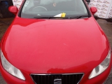 2008-2015 Seat Ibiza Mk4 Hatchback 5 Door BONNET Red Ls3h  2008,2009,2010,2011,2012,2013,2014,20152008-2015 Seat Ibiza Mk4  5 Door BONNET Red Ls3h       GOOD