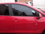 2008-2015 Seat Ibiza Mk4 Hatchback 5 Door DOOR COMPLETE (FRONT DRIVER SIDE) Red Ls3h  2008,2009,2010,2011,2012,2013,2014,201508-15 Seat Ibiza Mk4 Hatchback 5 DOOR COMPLETE FRONT DRIVER SIDE Red Ls3h      GOOD