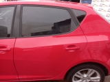 2008-2015 Seat Ibiza Mk4 Hatchback 5 Door DOOR COMPLETE (REAR PASSENGER SIDE) Red Ls3h  2008,2009,2010,2011,2012,2013,2014,201508-15 Seat Ibiza Mk4 Hatchback 5  DOOR COMPLETE (REAR PASSENGER SIDE) Red Ls3h      GOOD