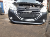 2012-2016 Peugeot 208 Mk1 Hatchback 5 Door BUMPER (FRONT) Grey Ktpd  2012,2013,2014,2015,201612-16 Peugeot 208 Mk1 5 Door FRONT BUMPER COMPLETE  Grey Ktpd DAMAGE SEE IMAGES.  SEE IMAGES FOR ANY SCRATCHES AND SURFACE MARKS,    GOOD