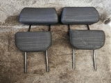 Toyota Yaris HEAD REST REAR 2005-2010 2005,2006,2007,2008,2009,2010TOYOTA YARIS 2005-2010 SET OF 4 HEAD RESTS BLACK WITH WHITE STITCH PATTERN       Used