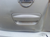 NISSAN Tiida 1.8 Accenta 5 Door Hatchback 2004-2015 TAILGATE HANDLE Silver  2004,2005,2006,2007,2008,2009,2010,2011,2012,2013,2014,2015Nissan Tiida 1.8 Accenta 5 Door Hatchback 2004-2015 Tailgate Handle Silver       WORN