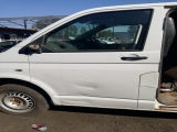 VOLKSWAGEN TRANSPORTER VAN 2003-2016 DOOR BARE (FRONT PASSENGER SIDE) WHITE  2003,2004,2005,2006,2007,2008,2009,2010,2011,2012,2013,2014,2015,2016      GOOD