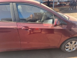 Hyundai Grand I10 1.0 Motion 5 Door Hatchback 2013-2023 DOOR BARE (FRONT DRIVER SIDE) Red  2013,2014,2015,2016,2017,2018,2019,2020,2021,2022,2023Hyundai Grand I10 1.0 Motion 5 Door Hatchback 2013-2023 Door Bare (front Driver Side) Red       GOOD