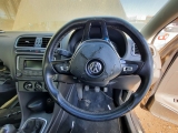 VOLKSWAGEN POLO 1.4 SEDAN 6R 5 DOOR SALOON 2002-2019 STEERING WHEEL WITH MULTIFUNCTIONS  2002,2003,2004,2005,2006,2007,2008,2009,2010,2011,2012,2013,2014,2015,2016,2017,2018,2019Volkswagen Polo Gp 1.4 Comfortline 5 Door Saloon 2002-2019 Steering Wheel With Multifunctions       Used
