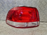 Volkswagen Golf Se Tsi Dsg E5 4 Dohc Hatchback 5 Door 2008-2012 Rear/tail Light (passenger Side)  2008,2009,2010,2011,2012VW GOLF REAR LIGHT PASSENGER SIDE MK6 2010      USED