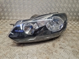 Volkswagen Golf Gt Tdi E5 4 Dohc Hatchback 3 Door 2008-2013 HEADLIGHT/HEADLAMP (PASSENGER SIDE)  2008,2009,2010,2011,2012,2013VW GOLF HEADLIGHT PASSENGER SIDE MK6 2009      USED