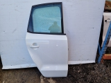 Volkswagen Polo Se E5 3 Dohc Hatchback 5 Door 2009-2014 DOOR BARE (REAR DRIVER SIDE) White  2009,2010,2011,2012,2013,2014VW POLO REAR DOOR DRIVER SIDE PAINT CODE LB9A 6R 2010      USED