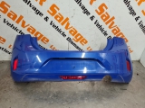 2019-2023 VAUXHALL CORSA F REAR BUMPER COMPLETE  2019,2020,2021,2022,20232019-2023 VAUXHALL CORSA F REAR BUMPER BLUE (BRACKETS BROKEN) (DAMAGED)      Used