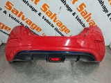 2017-2024 NISSAN LEAF MK2 REAR BUMPER COMPLETE  2017,2018,2019,2020,2021,2022,2023,20242017-2024 NISSAN LEAF MK2 REAR BUMPER COMPLETE RED      Used