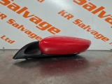 2017-2022 NISSAN LEAF MK2 WING MIRROR PASSENGER NEAR SIDE POWER FOLD  2017,2018,2019,2020,2021,20222017-2022 NISSAN LEAF MK2 WING MIRROR PASSENGER LEFT POWER FOLD BLIND SPOT RED      Used