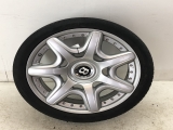 Bentley Continental Gt Coupe 2003-2011 ALLOY WHEEL - SINGLE 3W0601025AG 2003,2004,2005,2006,2007,2008,2009,2010,2011Bentley Continental Gt Coupe 2005  ALLOY WHEEL WITH TYRE 4.5mm 3W0601025AG  3W0601025AG     GOOD