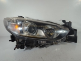 Mazda 6 Se-l Nav Saloon 4 Door 2013-2018 HEADLIGHT/HEADLAMP (DRIVER SIDE)  2013,2014,2015,2016,2017,2018Mazda 6 Se-l Nav Saloon 4 Door 2013-2018 Headlight driver Side O49      GOOD