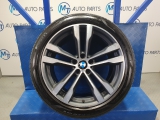 Bmw X6 M50d E6 6 Dohc Coupe 4 Door 2014-2019 ALLOY WHEEL - SINGLE 7846789 2014,2015,2016,2017,2018,2019BMW 468M GENUINE OEM REAR ALLOY WHEEL AND TYRE 5MM X5 X6 F15 F16 7846789 7846789     GOOD