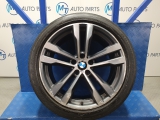 Bmw X6 M50d E6 6 Dohc Coupe 4 Door 2014-2019 ALLOY WHEEL - SINGLE 7846788 2014,2015,2016,2017,2018,2019BMW 468M GENUINE OEM FRONT ALLOY WHEEL AND TYRE X5 X6 F15 F16 7846788 7846788     GOOD