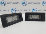 Bmw X5 M50d E6 6 Dohc 2013-2018 Number Plate Light Led 2013,2014,2015,2016,2017,2018BMW NUMBER PLATE LED LIGHTS PAIR 7193293      GOOD