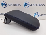 Bmw Ix3 M Sport E6 2020-2025 CENTRE CONSOLE ARMREST 2020,2021,2022,2023,2024,2025BMW X3 iX3 SERIES G01 F97 G08 CENTRE CONSOLE ARMREST 8090043 BLUE STITSHING      GOOD