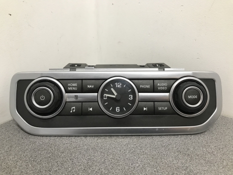 LAND ROVER DISCOVERY 4 RADIO STEREO CONTROL PANEL AND CLOCK REF LH12