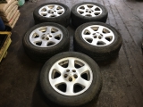 LAND ROVER DISCOVERY ES PREMIUM TD5 A ESTATE 5 DOOR 1998-2004 ALLOY WHEELS - SET  1998,1999,2000,2001,2002,2003,2004LAND ROVER DISCOVERY2 DISCOVERY 2 TD5 ALLOY WHEELS WITH TYRES 255 55 18 REF KR53      GOOD