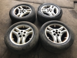 LAND ROVER DISCOVERY TD5 S E2 5 SOHC ESTATE 5 DOOR 1998-2004 ALLOY WHEELS - SET  1998,1999,2000,2001,2002,2003,2004LAND ROVER DISCOVERY2 DISCOVERY 2 TD5 ALLOY WHEELS WITH TYRES 255 55 18 REF Y576      GOOD