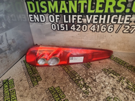 FORD Mk6 Fiesta FL 5 DOOR HATCHBACK 2005-2008 REAR/TAIL LIGHT ON BODY (PASSENGER SIDE)  2005,2006,2007,2008GILERA 5 DOOR HATCHBACK REAR/TAIL LIGHT ON BODY (PASSENGER SIDE)      Used