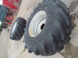 GOODYEAR DT820 650/75 R32 WHEELS & TYRES  (MISC012)     GOOD SECOND HAND